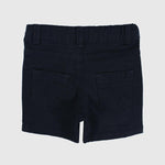 Unisex Navy Gabardine Shorts - Ourkids - Playmore