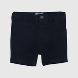 Unisex Navy Gabardine Shorts - Ourkids - Playmore