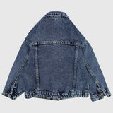 Unisex Navy Jean Jacket - Ourkids - Playmore