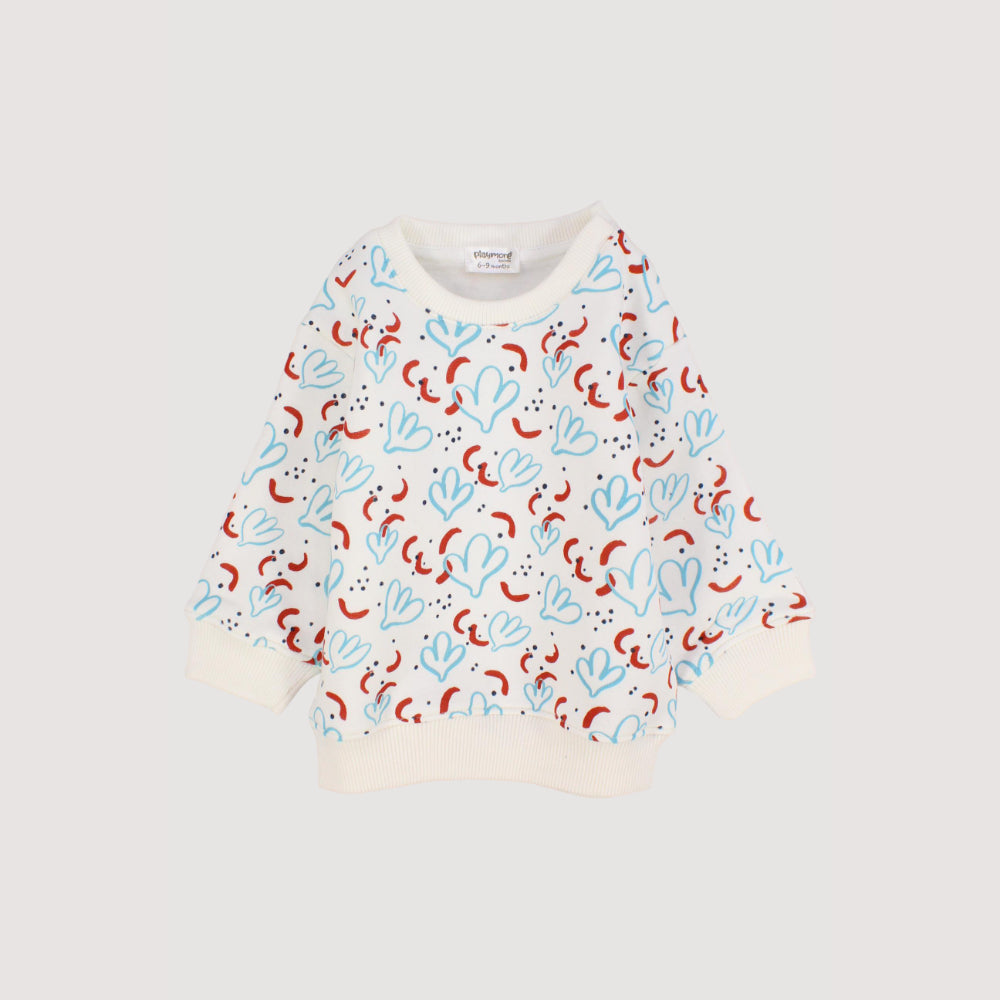 Unisex Offwhite Sweatshirt - Ourkids - Playmore