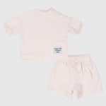 Unisex Pink 2-Piece Outfit Set - Ourkids - Playmore