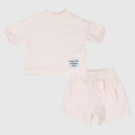 Unisex Pink 2-Piece Outfit Set - Ourkids - Playmore