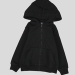 Unisex Plain Long-Sleeved Hooded Jacket - Ourkids - Pompelo-Consignment