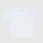 Unisex Plain Offwhite Short-Sleeved T-Shirt - Ourkids - Ourkids