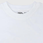 Unisex Plain Offwhite Short-Sleeved T-Shirt - Ourkids - Ourkids