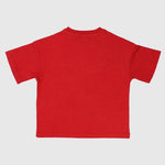 Unisex Plain Red Short-Sleeved T-Shirt - Ourkids - Ourkids