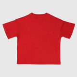 Unisex Plain Red Short-Sleeved T-Shirt - Ourkids - Ourkids