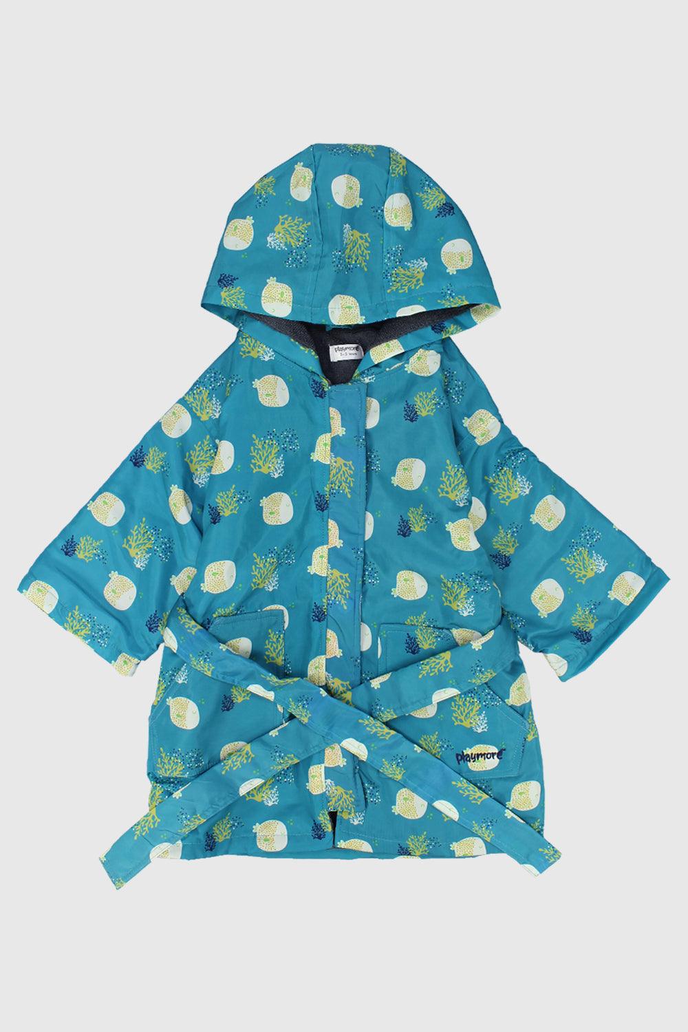 Unisex Puffy Fish Swim Robe - Ourkids - Playmore