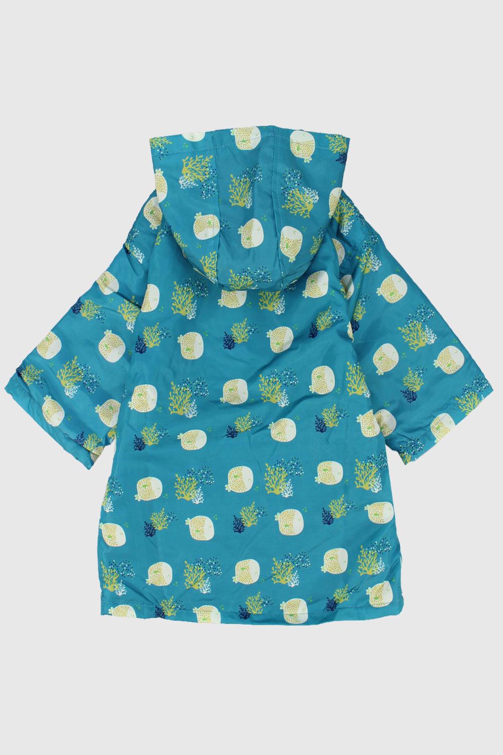 Unisex Puffy Fish Swim Robe - Ourkids - Playmore