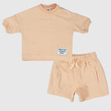 Unisex Salmon 2-Piece Outfit Set - Ourkids - Playmore