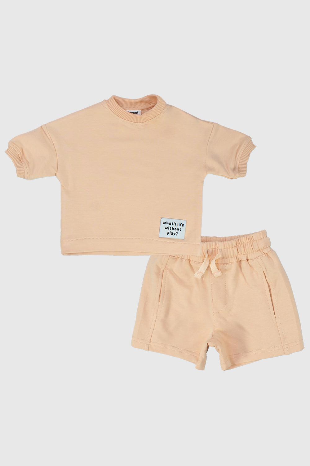 Unisex Salmon 2-Piece Outfit Set - Ourkids - Playmore