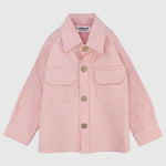 Unisex Salmon Long-Sleeved Overshirt - Ourkids - Playmore