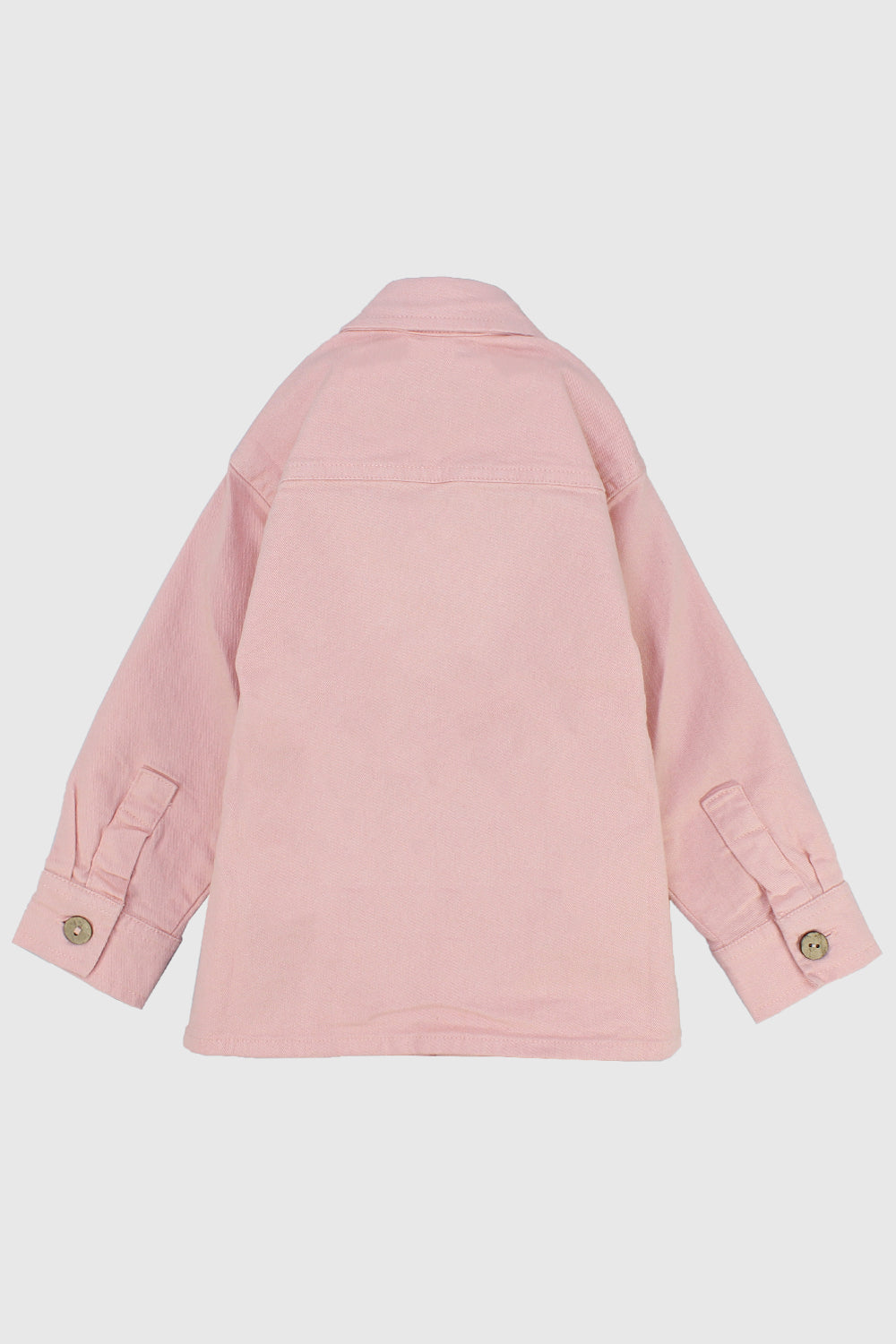 Unisex Salmon Long-Sleeved Overshirt - Ourkids - Playmore