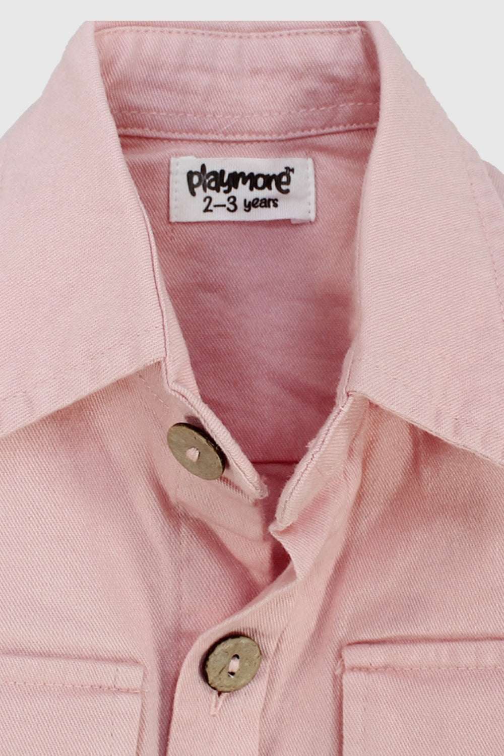 Unisex Salmon Long-Sleeved Overshirt - Ourkids - Playmore