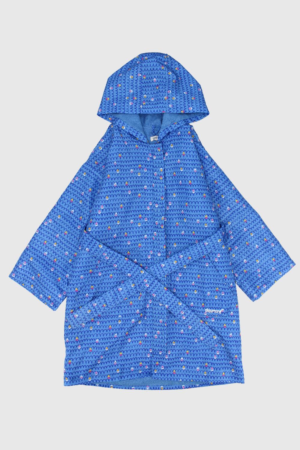 Unisex Tiny Boats Swim Robe - Ourkids - Playmore