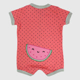 Unisex Watermelon Short-Sleeved Romper - Ourkids - Mini Me