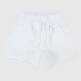 Unisex White Comfy Shorts - Ourkids - Playmore