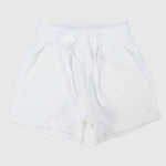 Unisex White Comfy Shorts - Ourkids - Playmore