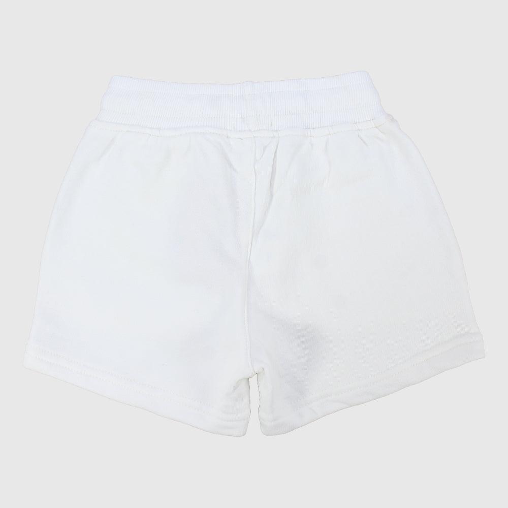 Unisex White Comfy Shorts - Ourkids - Playmore