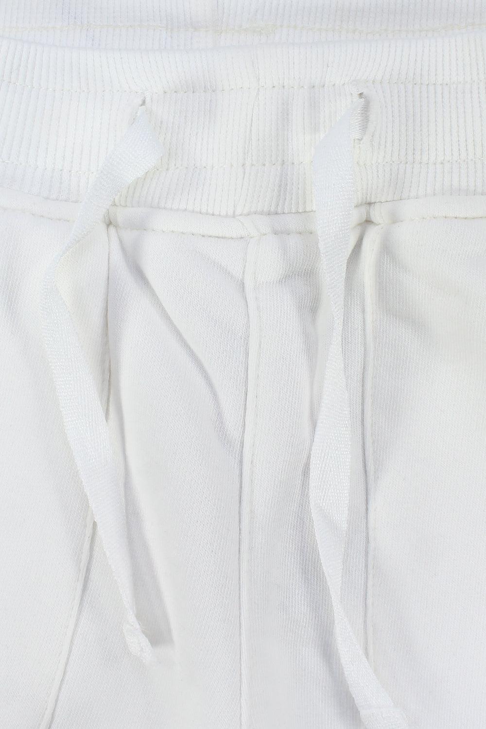 Unisex White Comfy Shorts - Ourkids - Playmore