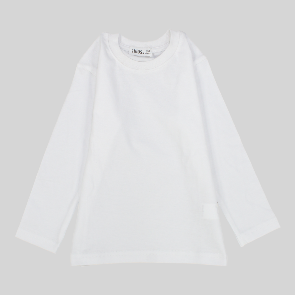 Unisex White Long-Sleeved T-Shirt - Ourkids - Ourkids