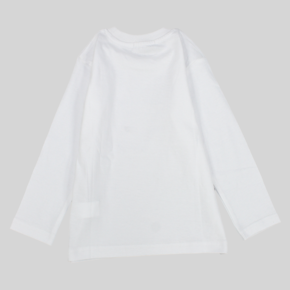 Unisex White Long-Sleeved T-Shirt - Ourkids - Ourkids