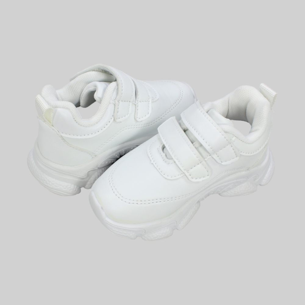 Unisex White Sneakers - Ourkids - Mini Me