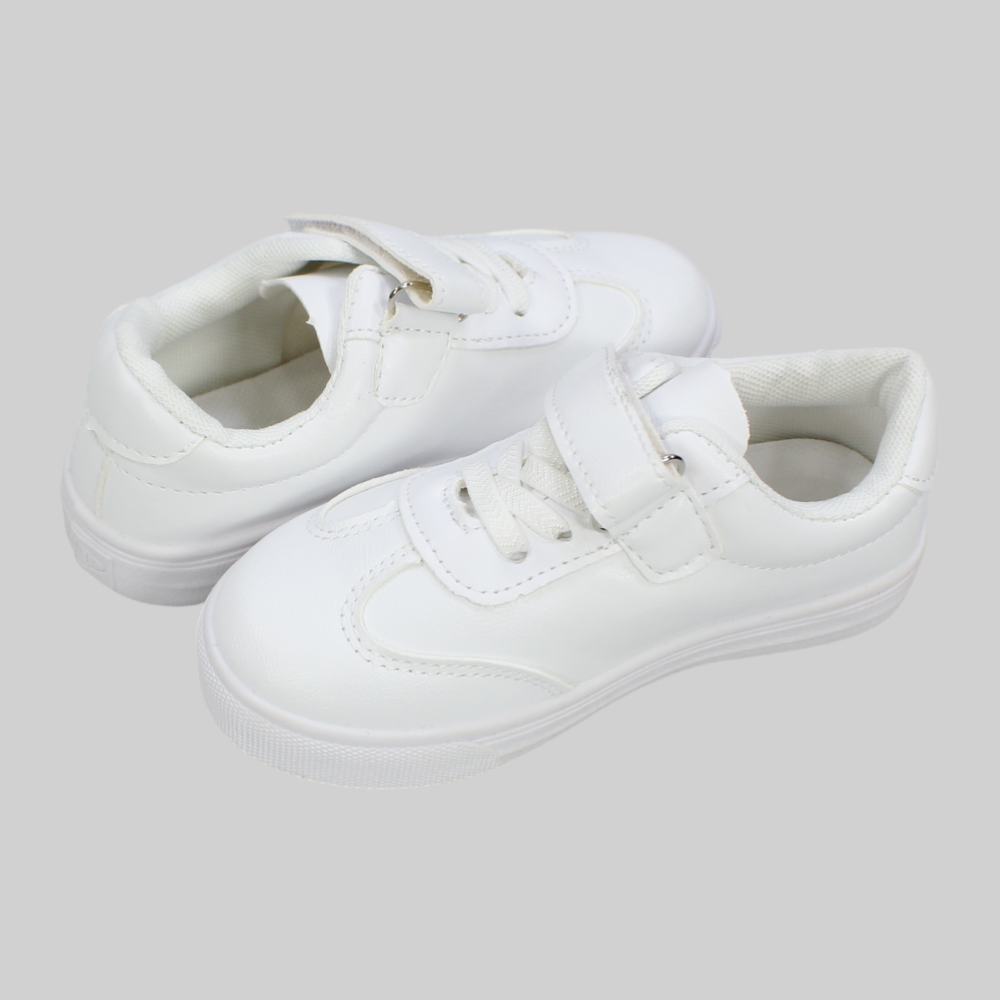 Unisex White Sneakers - Ourkids - Mini Me