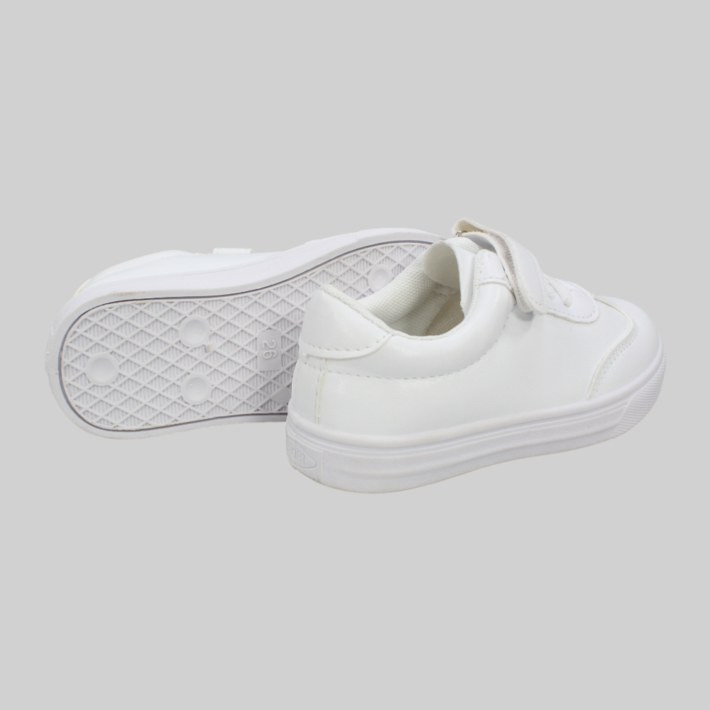 Unisex White Sneakers - Ourkids - Mini Me