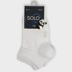 Unisex White Socks (Pack Of 3) - Ourkids - Solo