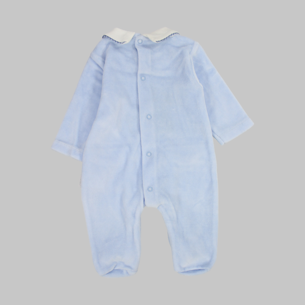 Velvet Long-Sleeved Baby Footie - Ourkids - Bumber