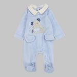 Velvet Long-Sleeved Baby Footie - Ourkids - Bumber