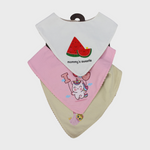 Watermelon Bib (Pack Of 3) - Ourkids - Cherries