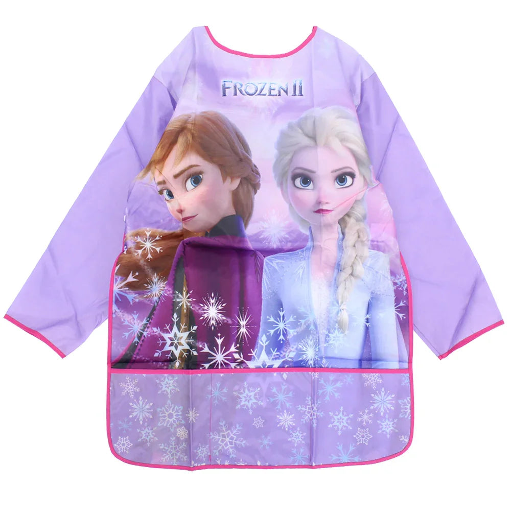 Waterproof Long-Sleeved Coloring Apron (Frozen) - Ourkids - OKO