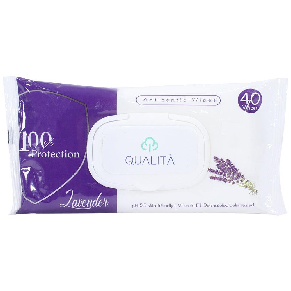 Wet Wipes 40Pcs With Antibacterial Lavender smell - Ourkids - Qualita
