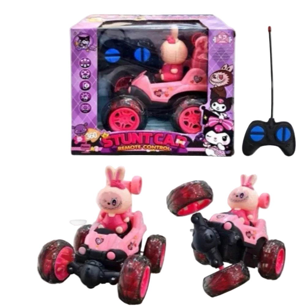Labubu RC Stunt Car – Pink