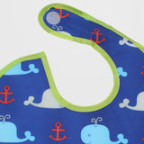 Whales Bib - Ourkids - Bella Bambino