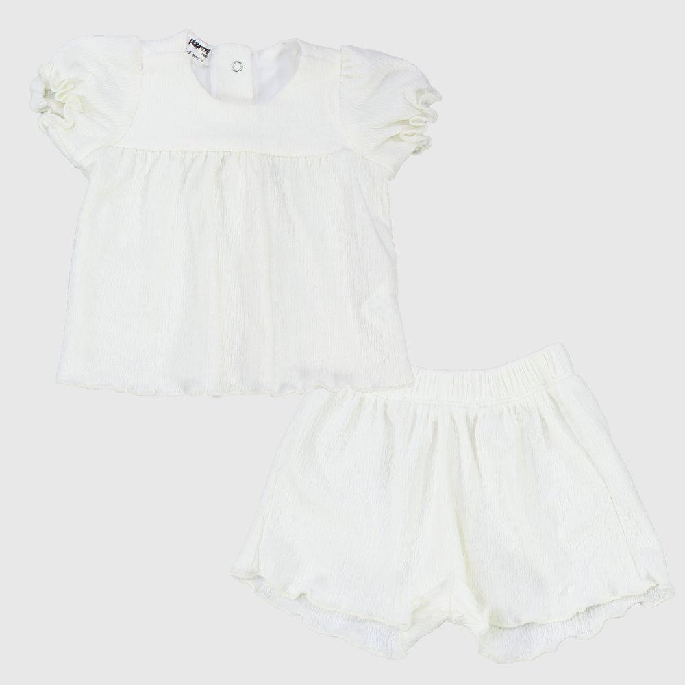 White 2-Piece Outfit Set - Ourkids - Playmore