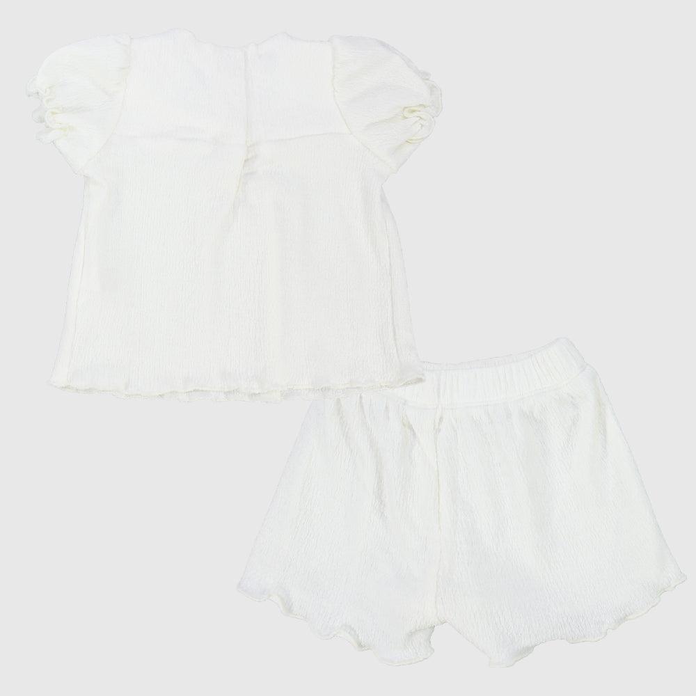 White 2-Piece Outfit Set - Ourkids - Playmore