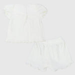 White 2-Piece Outfit Set - Ourkids - Playmore