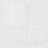 White 2-Piece Outfit Set - Ourkids - Playmore