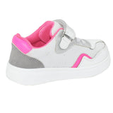 White & Grey Girls' Sneakers - Ourkids - TREND