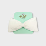 White Bow Hair Pin - Ourkids - MINT