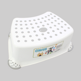 White Circus Step Stool With Anti-Slip Function - Ourkids - OKO