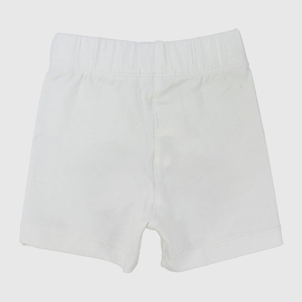 White Comfy Shorts - Ourkids - Ourkids