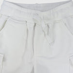 White Comfy Shorts - Ourkids - Playmore