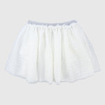 White Dotted Ruffled Skirt - Ourkids - Playmore