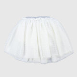 White Dotted Ruffled Skirt - Ourkids - Playmore