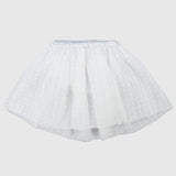 White Dotted Ruffled Skirt - Ourkids - Playmore