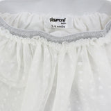 White Dotted Ruffled Skirt - Ourkids - Playmore